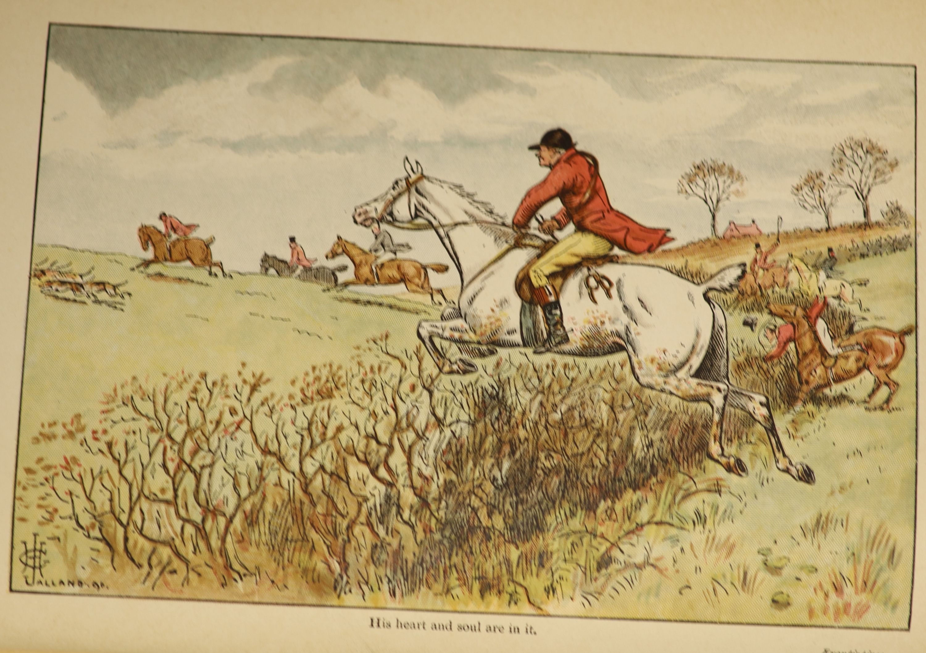 The Sportsman’s Library - edited by Sir Herbert Maxwell - 6 works, all half vellum - Scrope, William - The Art of Deer-Stalking, 1897; Berkeley, Grantley F. - Reminisces of a Huntsman, 1897; ‘’Nimrod’’, [Apperley, Charle